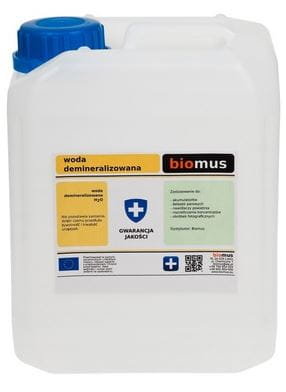 Woda demineralizowana 5l BIOMUS Biomus