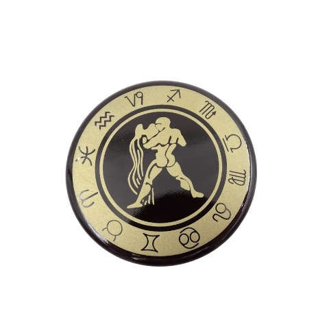 Wodnik - znak zodiaku - magnes; metal emaliowany GIFTDECO