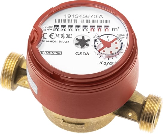 Wodomierz jednostrumieniowy suchobieżny antymagnetyczny, typu GSD8-I,Tmax:90°C,L=110mm GSD8-I 1/2'' AC Q3-2,5 m3/h DN 15 MID R100/R50 AM Inna marka