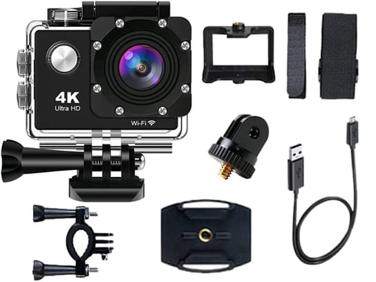 Wodoodporna kamera sportowa ultra HD 4K WIFI A12G1 Quer