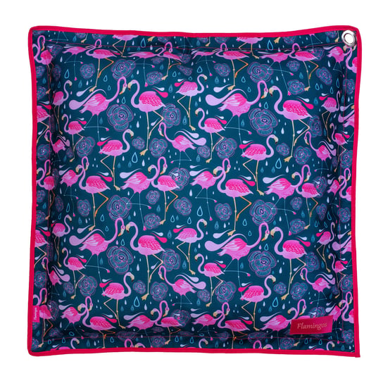 Wodoodporna poduszka plażowa Flamingos 60x60 Flamingos