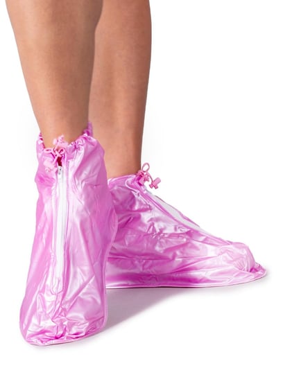 Wodoodporne ochraniacze na buty różowe L YOCLUB YoClub