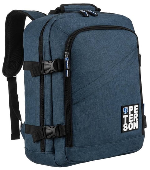 Wodoodporny plecak podróżny miejski pojemny bagaż 40x30x20 PETERSON Peterson
