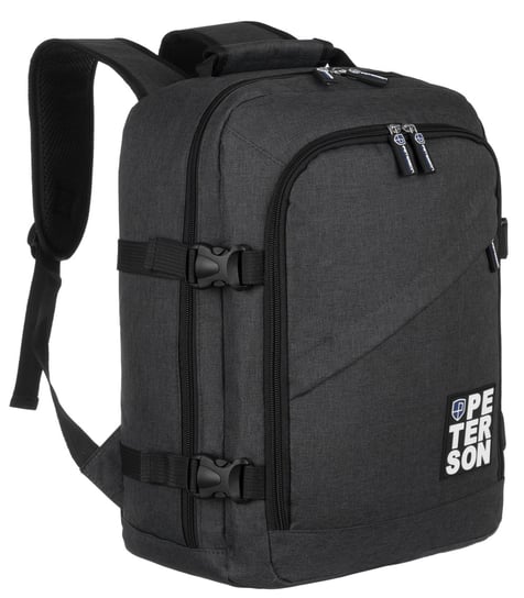 Wodoodporny plecak podróżny miejski pojemny torba bagaż 40x30x20 PETERSON Peterson