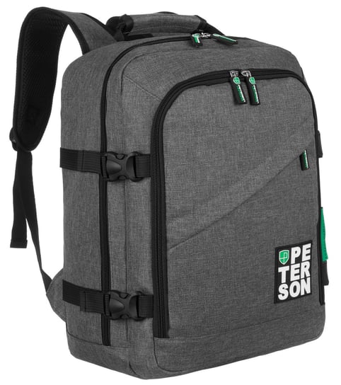 Wodoodporny plecak podróżny miejski pojemny torba bagaż 40x30x20 PETERSON Peterson