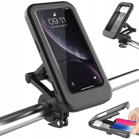 WODOODPORNY UCHWYT ROWEROWY MOTOCYKLOWY NA TELEFON HULAJNOGĘ REGULOWANY MODEUS