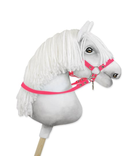 Wodze dla konia Hobby Horse – neon pink Inna marka
