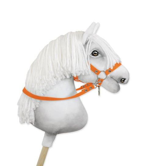 Wodze dla konia Hobby Horse – pomarańczowe Super Hobby Horse