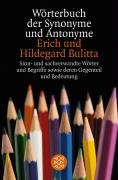 Wörterbuch der Synonyme und Antonyme Bulitta Erich, Bulitta Hildegard