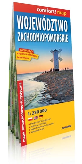 Województwo zachodniopomorskie. Mapa samochodowo-turystyczna 1:230 000 Opracowanie zbiorowe