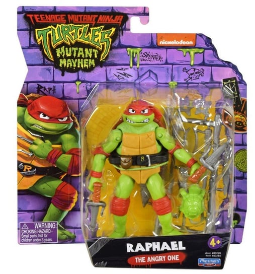 Wojownicze Żółwie Ninja Movie Mutatnt Mayhem podstawowa figurka akcji RAPHAEL BASIC FIGURE Wojownicze Żółwie Ninja
