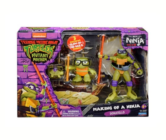 Wojownicze Żółwie Ninja Zestaw Figurka Donatello Evolution 3Pak Inna marka