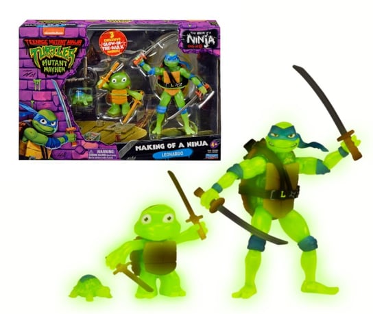 Wojownicze Żółwie Ninja Zestaw Figurka Leonardo Evolution 3Pak Inna marka