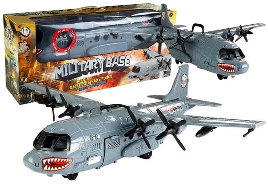 Wojskowy Samolot Baza Militarna Światła i Dźwięki Lean Toys
