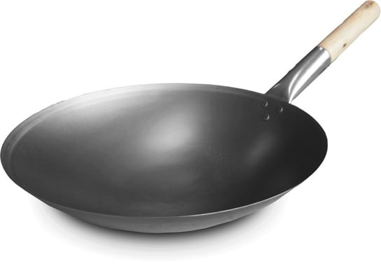 Wok stalowy z okrągłym dnem śr. 40cm (16 cali) - Emro Aziatica Emro Aziatica