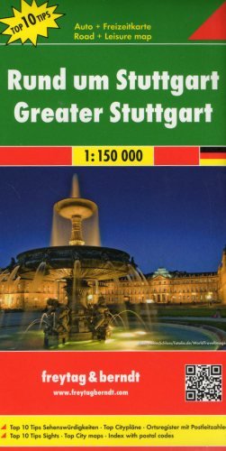 Wokół Stuttgartu. Mapa 1:150 000 Opracowanie zbiorowe