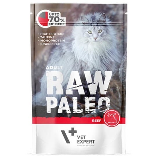 Wołowina dla kota Vet Expert Raw Paleo, 100 g VETEXPERT