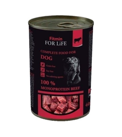 Wołowina FITMIN For Life Monoprotein, 400 g FITMIN