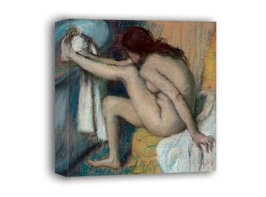 Woman Drying Her Foot, Edgar Degas - obraz na płótnie 85x85 cm Galeria Plakatu