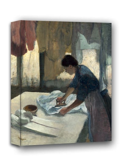 Woman Ironing begun, Edgar Degas - obraz na płótnie 40x50 cm Galeria Plakatu