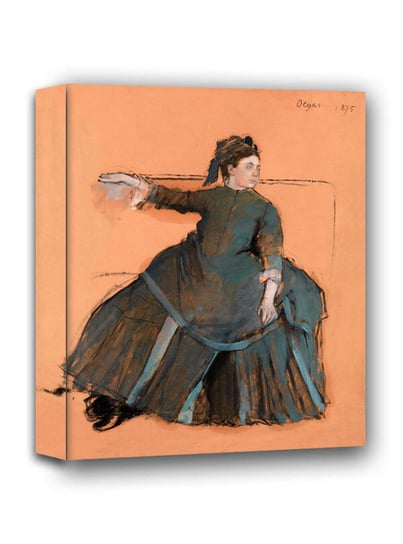 Woman on a Sofa, Edgar Degas - obraz na płótnie 40x60 cm Galeria Plakatu