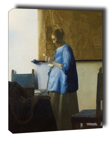 Woman Reading A Letter - Obraz Na Płótnie 40X50 Cm Galeria Plakatu