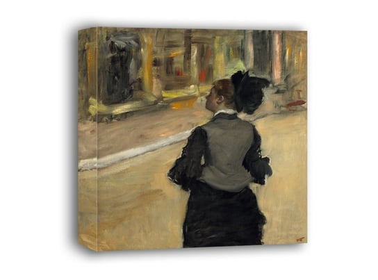 Woman Viewed from Behind, Edgar Degas - obraz na płótnie 85x85 cm Galeria Plakatu