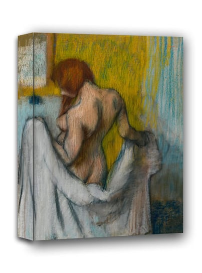 Woman with a Towel, Edgar Degas - obraz na płótnie 40x50 cm Galeria Plakatu