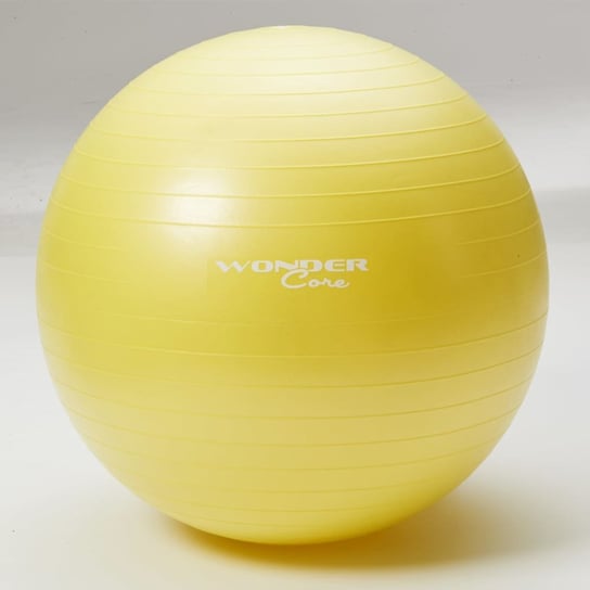 Wonder Core Piłka gimnastyczna, 65 cm, żółta Wonder Core
