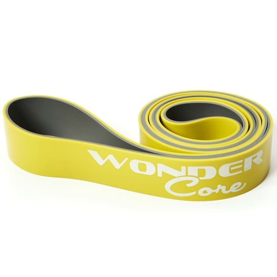 Wonder Core, taśma oporowa, żółto-szara, 4,4 cm Wonder Core