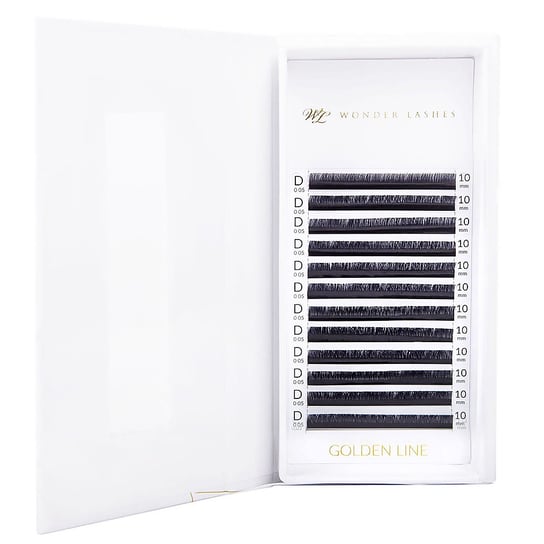 Wonder Lashes, Rzęsy Volume Golden Line D,0.05, MIX Wonder Lashes