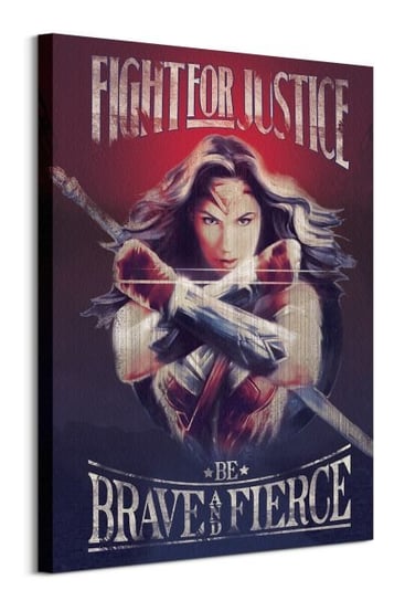 Wonder Woman Fight For Justice - obraz na płótnie DC COMICS