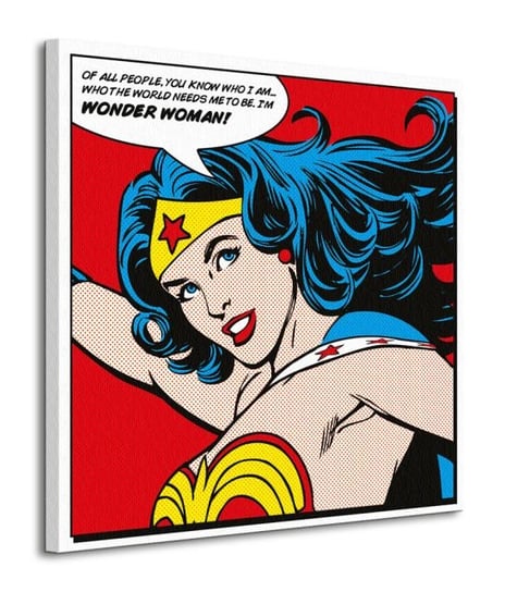 Wonder Woman Quote - obraz na płótnie DC COMICS