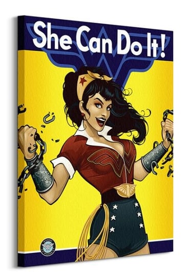 Wonder Woman She can do it - obraz na płótnie DC COMICS