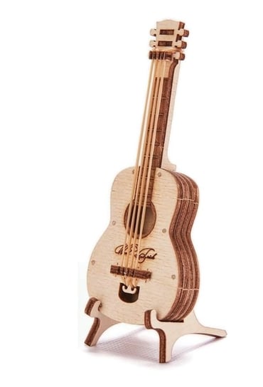 Wood Trick, puzzle mechaniczne 3D Gitara Wood Trick