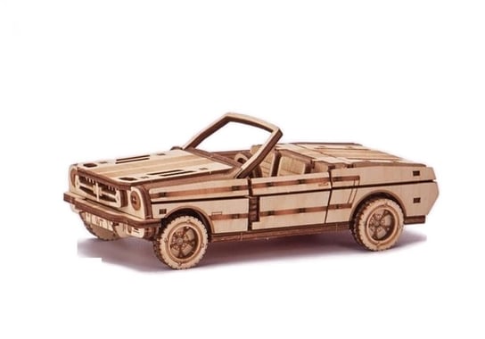 Wood Trick, puzzle mechaniczne 3D Kabriolet Wood Trick