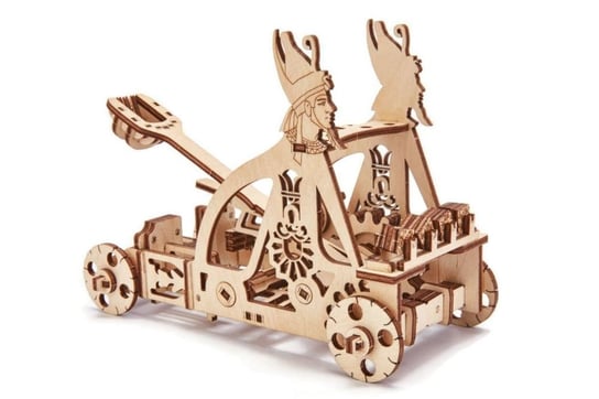 Wood Trick, puzzle mechaniczne 3D Katapulta Wood Trick