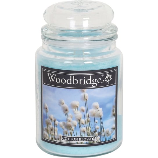 Woodbridge świeca zapachowa w słoju duża 2 knoty 565 g - Cotton Blossom Woodbridge Candle
