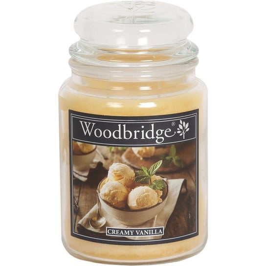 Woodbridge świeca zapachowa w słoju duża 2 knoty 565 g - Creamy Vanilla Woodbridge Candle