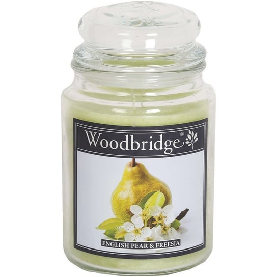 Woodbridge świeca zapachowa w słoju duża 2 knoty 565 g - English Pear & Freesia Woodbridge Candle