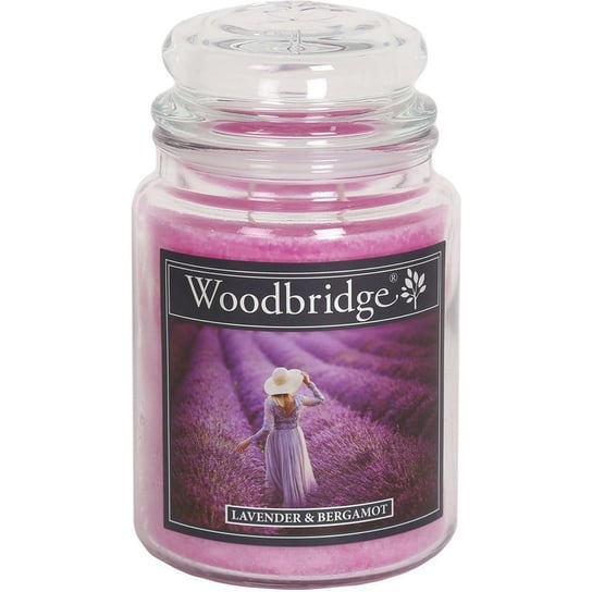 Woodbridge świeca zapachowa w słoju duża 2 knoty 565 g - Lavender & Bergamot Woodbridge Candle