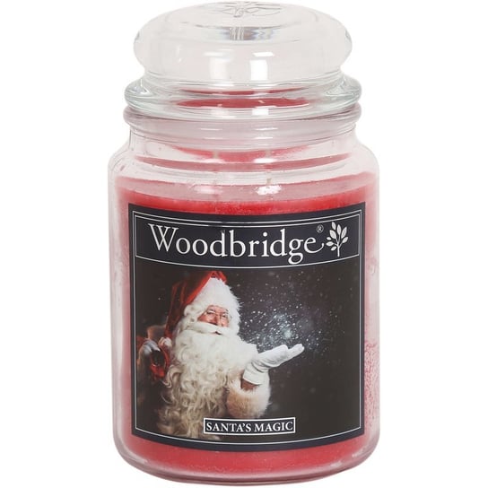 Woodbridge świeca zapachowa w słoju duża 2 knoty 565 g - Santa's Magic Woodbridge Candle