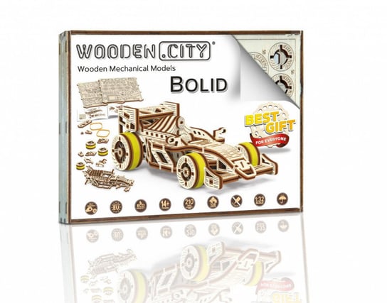 Wooden.City, puzzle 3D Bolid Wooden.City