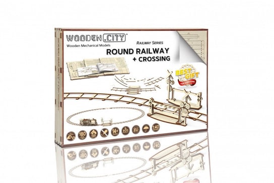 Wooden.City, puzzle 3D Tory owal z przejściem Wooden.City