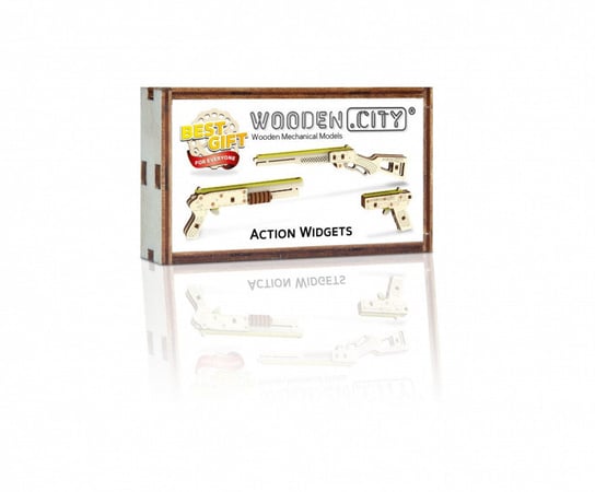 Wooden.City, puzzle 3D Widgets Pistolety Wooden.City