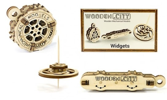 Wooden City, zestaw konstrukcyjny mechaniczny 3D Gadżety Wooden.City