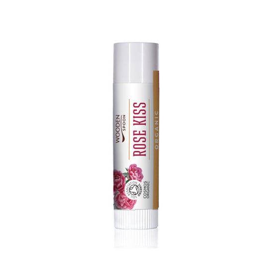 Wooden Spoon Organiczny balsam do ust Rose Kiss 4,3ml WOODEN SPOON