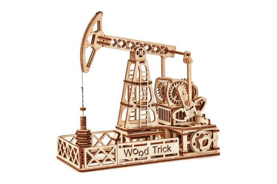 WoodTrick, puzzle mechaniczne 3D Szyb naftowy Wood Trick