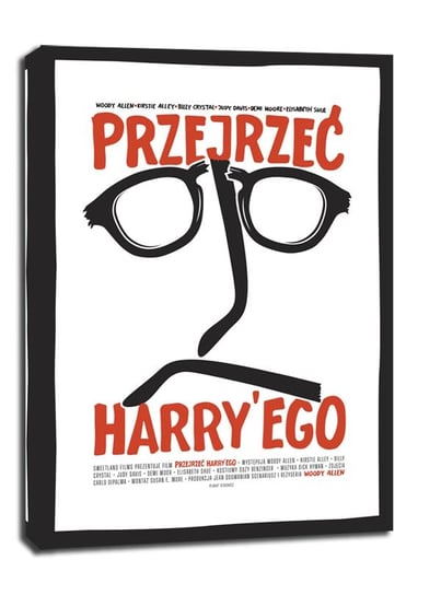 Woody Allen Przejrzeć Harry&rsquo;ego I - obraz na płótnie 70x100 cm Galeria Plakatu