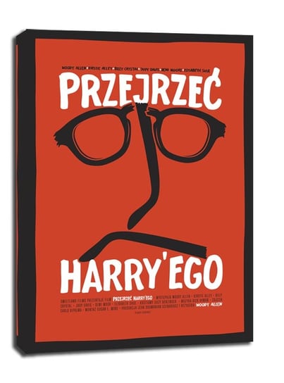 Woody Allen Przejrzeć Harry&rsquo;ego II - obraz na płótnie 60x80 cm Galeria Plakatu